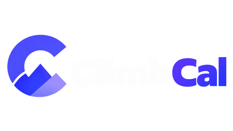 ClimbCal Logo dark background