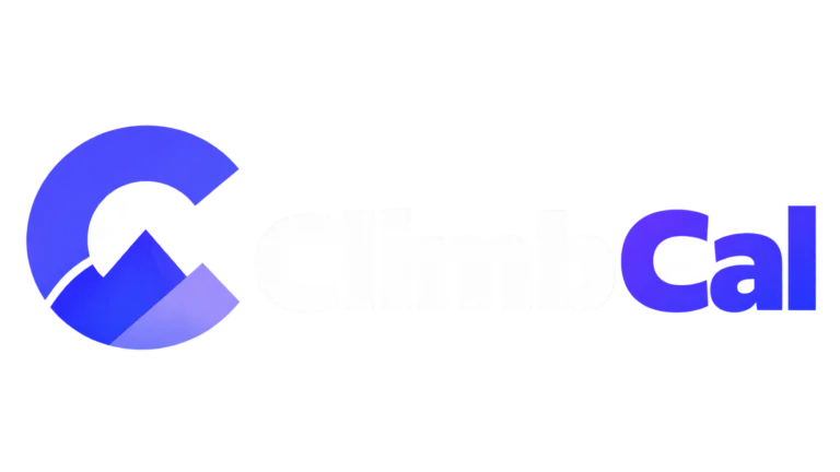 ClimbCal Logo dark background